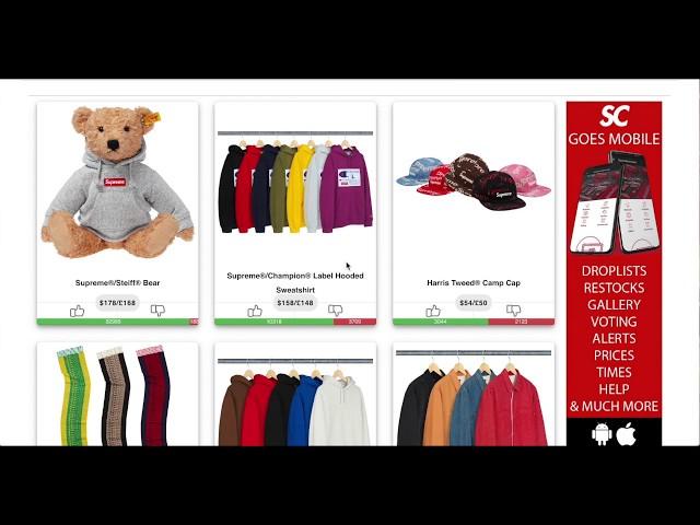 SUPREME DROP (12/20/18) Supreme®/Steiff® Bear AND MORE!!