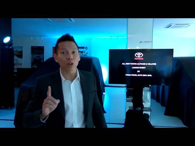 Emcee VLog MC Adrian Yeoh Toyota Car Launch Malaysia Launching Event Emcee