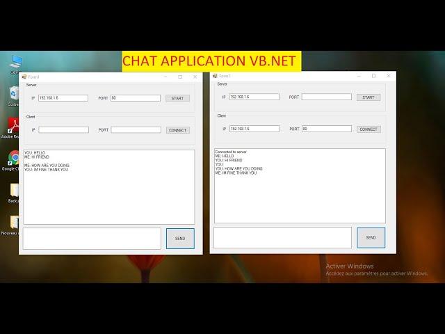 Client Server programming in VB.NET ( Chat application )