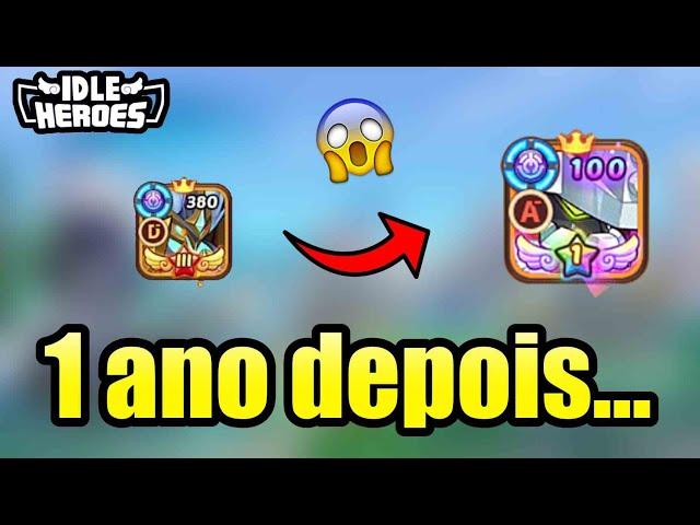 IDLE HEROES - VEJA COMO ESTA ESSA CONTA DEPOIS DE UM ANO JOGANDO CERTO