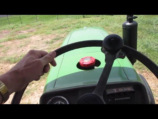 1 Aug: Spraying herbicide at Little building lot with the John Deere 850