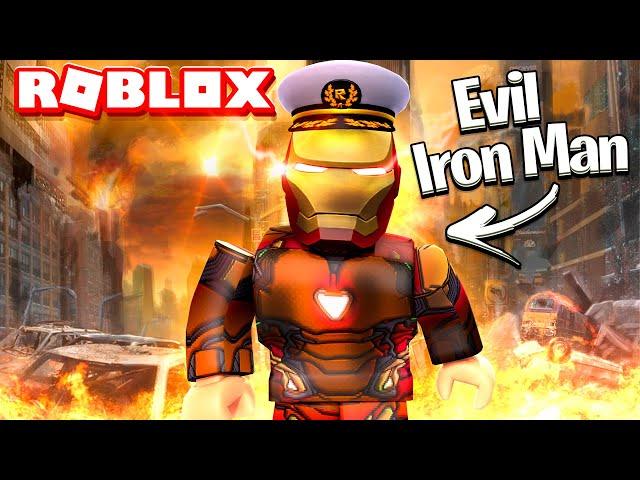 Becoming DARK IRON MAN in IRON MAN SIMULATOR 2 in ROBLOX