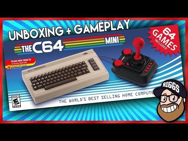 THE C64 Mini Unboxing + Gameplay - Commodore 64