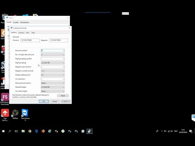 How to change Windows Default Currency in Windows 10?