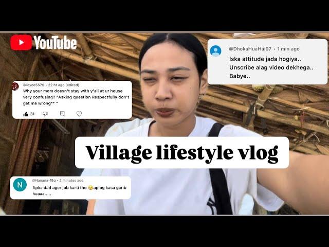 Why my mom not staying with us ||  village lifestyle vlog || @ModeBomnyo