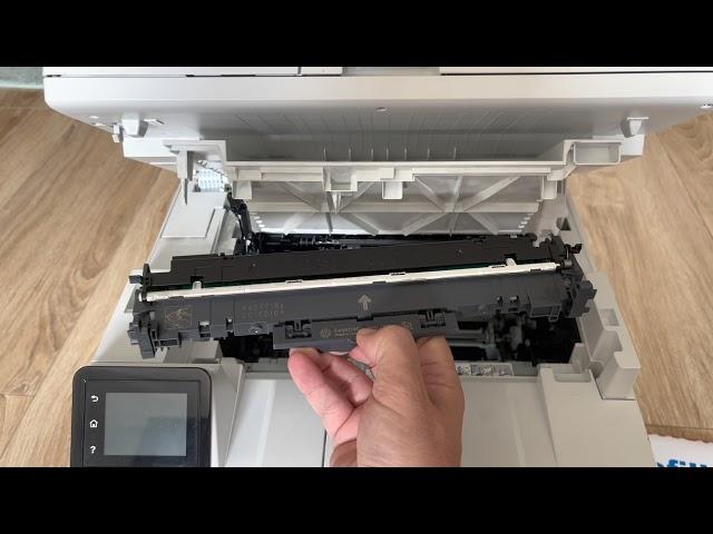 Replacing cartridge and DRUM UNIT for HP LaserJet Pro MFP M227fdw M227fdn M227sdw