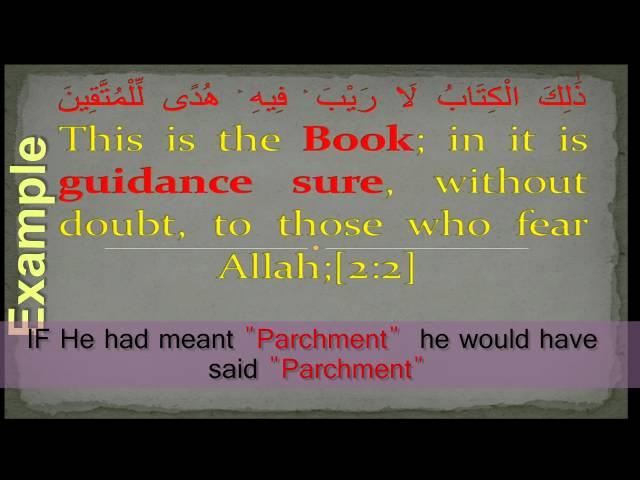 QA - 03 how do you explain the quran using Quran Alone