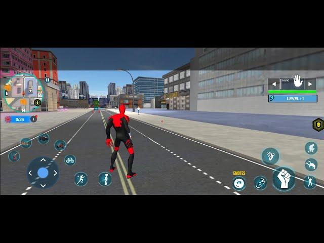 Spider Rope Hero Crime City | Android Game | Landscape Game Play | GAMES INFO | G - I |