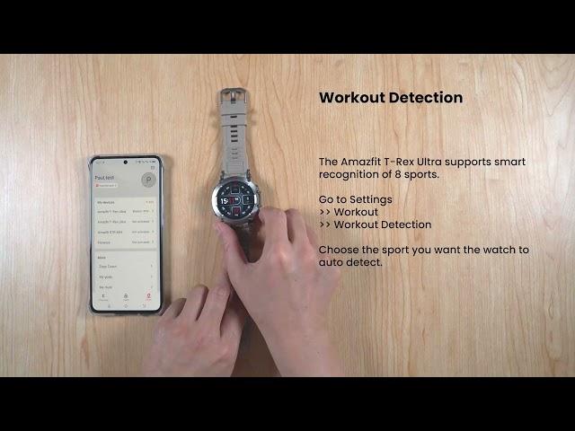 Amazfit T-Rex Ultra | Operation Instructions