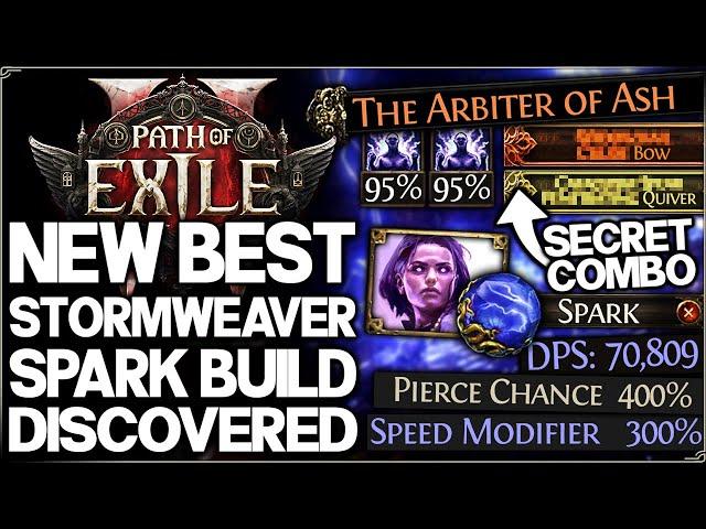 Path of Exile 2 - New Best 50 MILLION DPS Stormweaver Spark Build Guide - Secret Bow Quiver Combo!