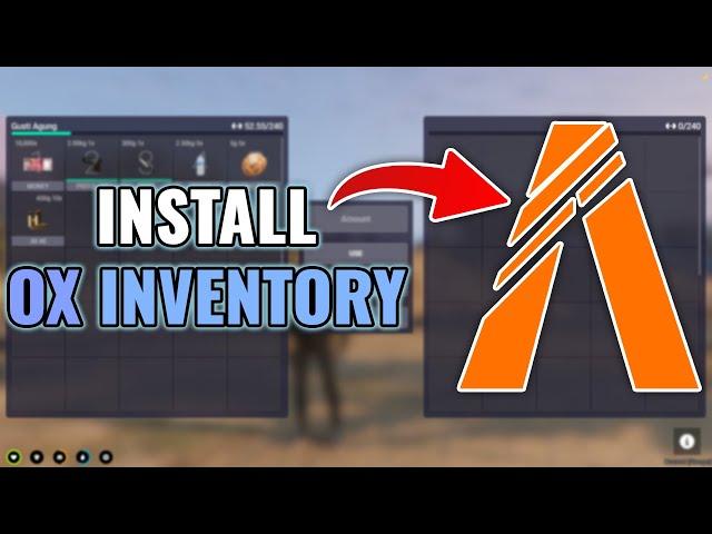 How to install Ox Inventory into a FiveM Server | QBCore | Free! 2024