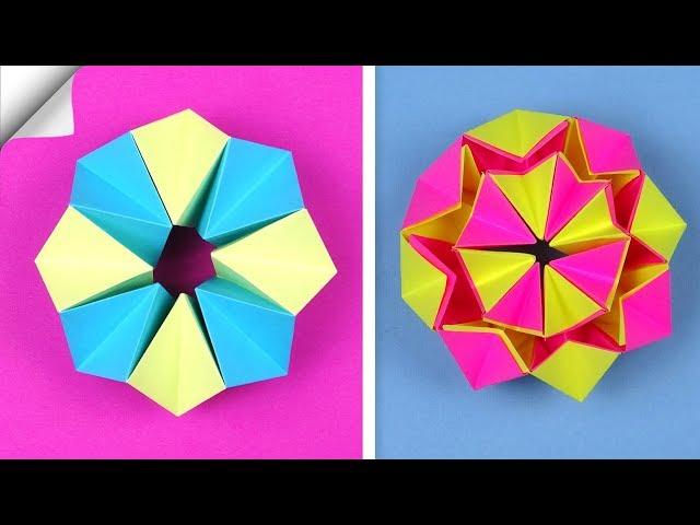 12 DIY Paper Toys easy | Paper Toy antistress transformer