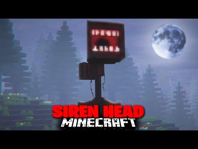 SIREN HEAD მაინქრაფთშია და ჩემზე ნადირობს.. | MINECRAFT SIREN HEAD