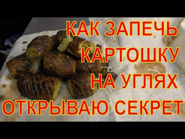 Такую картошку я готов есть всегда. Запеченная картошка на углях. Вкусная картошка с бараниной.