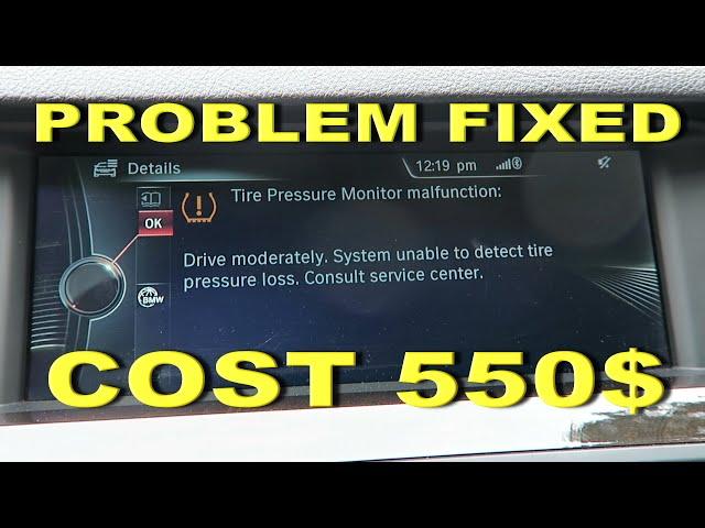 BMW F10 528I TPMS Malfunctions repair (550$)