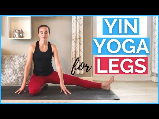 Yin Yoga for Legs - 15 min Deep stretches for sore and stiff leg muscles