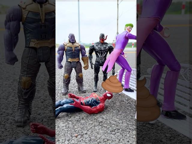Thanos vs Spiderman, venom, Joker | Yes or no | Marvel Toys