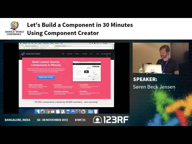 JWC15 - Let’s build a component in 30 minutes using Component Creator