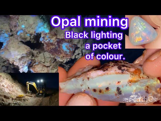 Mining Andamooka opal.