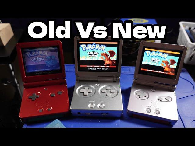 Original Hardware Vs. New Hardware [Anbernick RG35XXSP Vs GBASP]