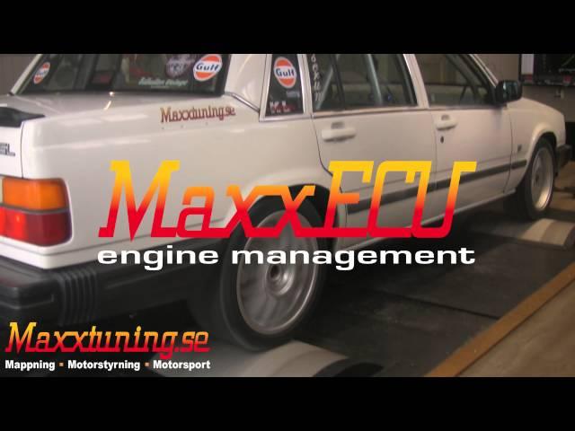 Mappning / Dynotuning MaxxECU - 536WHP Volvo 740 Turbo - Maxxtuning AB