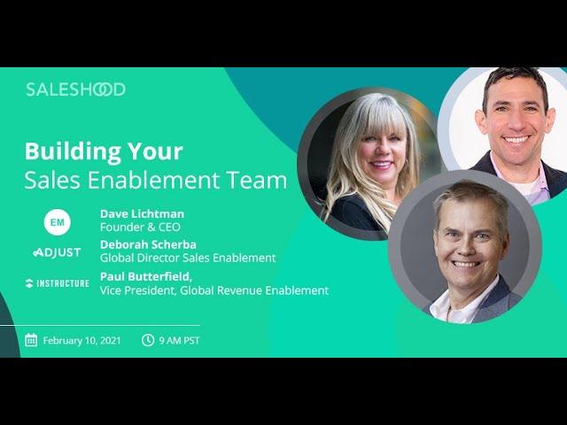 Webinar - Building Your Sales Enablement Team