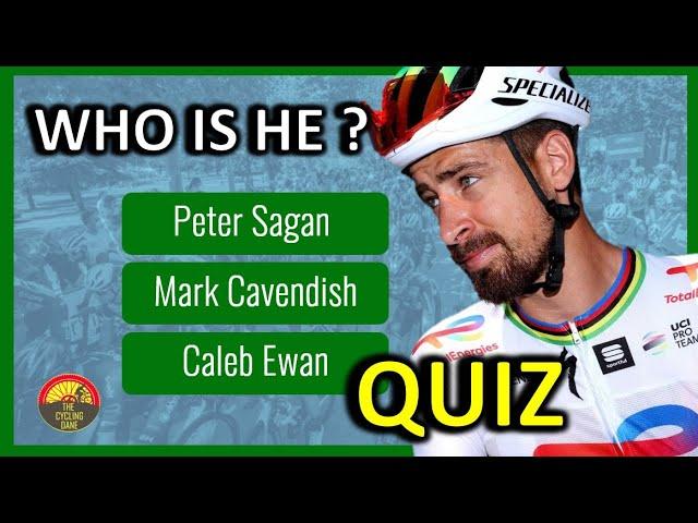 How MANY PRO CYCLISTS Can You Guess? Pro Cycling Quiz