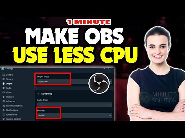 How to make obs use less cpu 2024 (Quick & Easy)