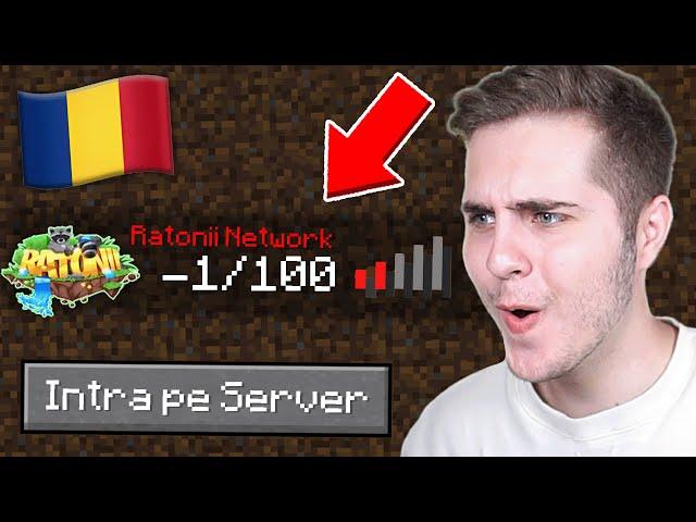 Testez SERVERE de MINECRAFT din ROMANIA ! 