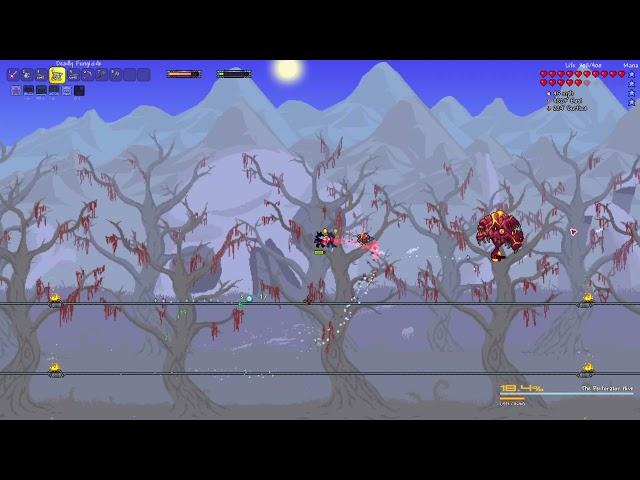 Terraria Calamity Mod [Revengeance Mode] | Perforator Hive Boss Fight