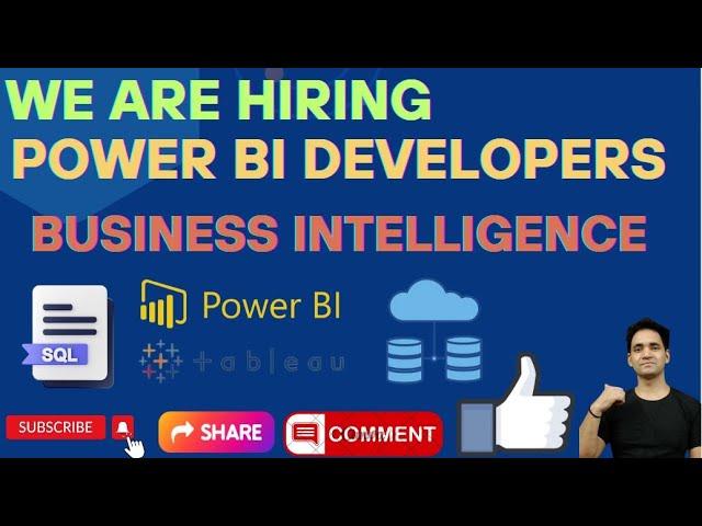 Power BI Jobs  | Power BI Jobs 2024 | Business Intelligence Jobs in India | Power BI Job