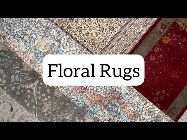 Floral Rugs in Chicago | Curvilinear Designs for Your Home #orientalrugs #ruglove