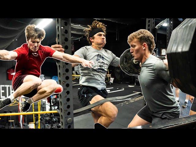 Explosive Power Workout with Top D1 Draft Prospects