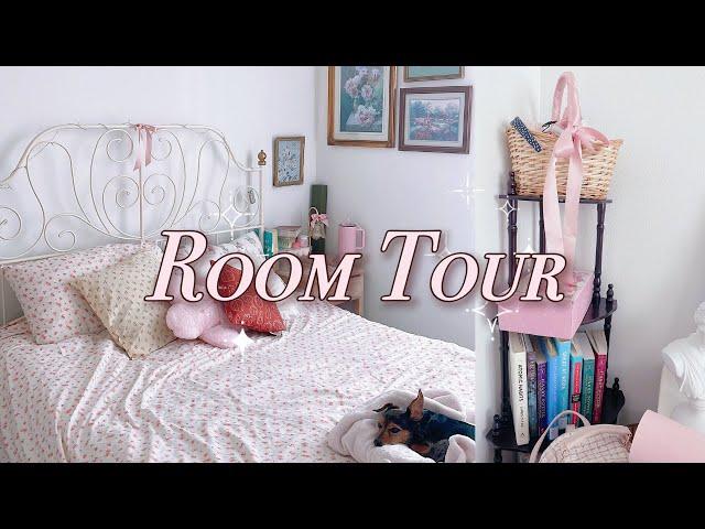 Room Tour 2024  aesthetic Pinterest inspired (coquette, light academia, shoujo girl)