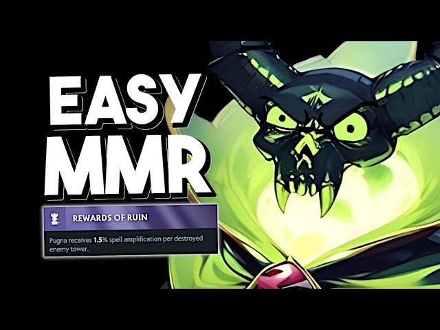 THE EASIEST WAY TO GAIN MMR WITH PUGNA!