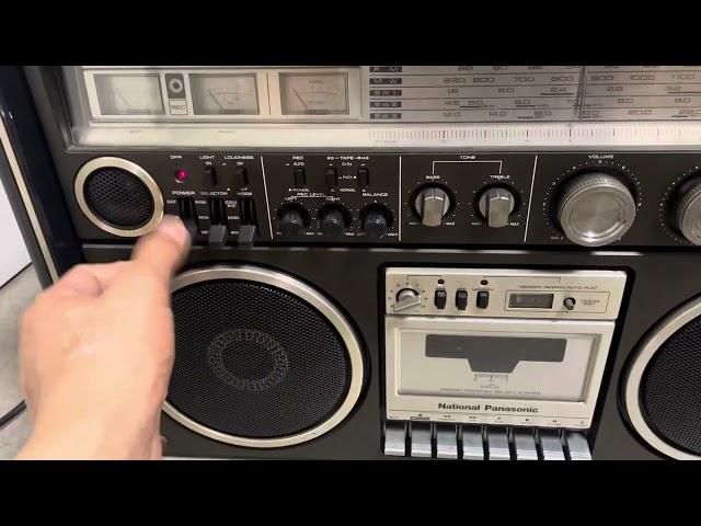 National panasonic rs-4360 radio cassette