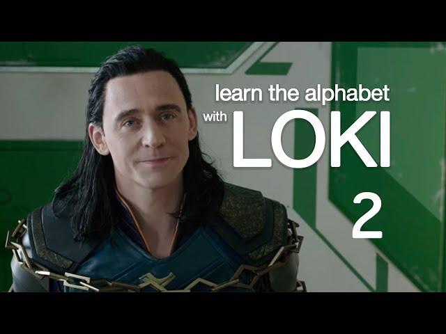 learn the alphabet with loki 2