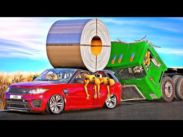 Car Crashes and Brake Check #01 [BeamNG.Drive] + Instant Karma