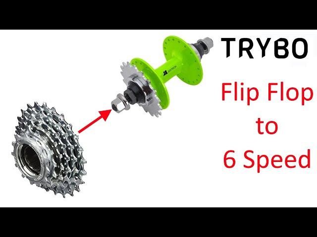 Flip-flop hub to 6 speed, and addressing the bending axle problem.