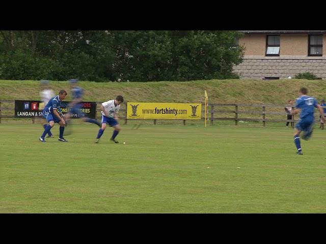 Calum McLay scores to make it Glasgow Mid Argyll 1 Kilmallie 1   Liberty British Aluminium Balliemor