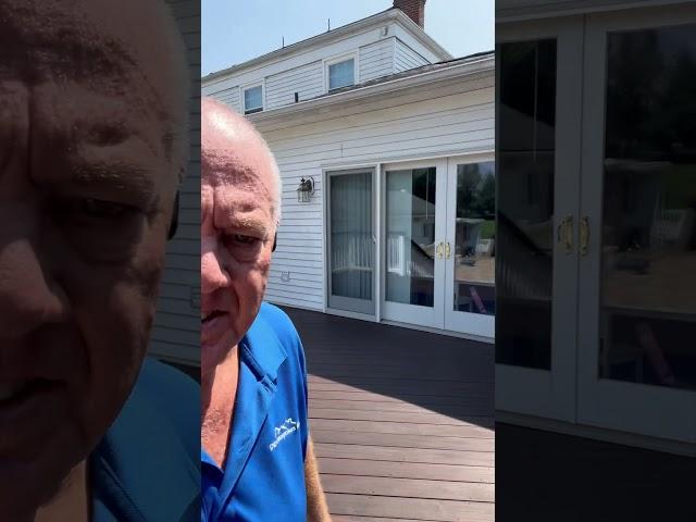 Staining an Ipe Deck with Messmer’s and the #wizardofwood! #youtubeshorts #restoration #messmer