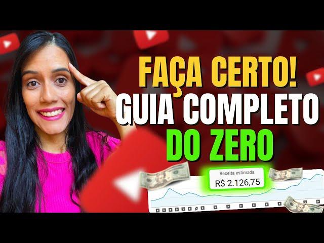 Como criar e configurar UM CANAL no YOUTUBE DO ZERO passo a passo em 2024 (PARA INICIANTES)