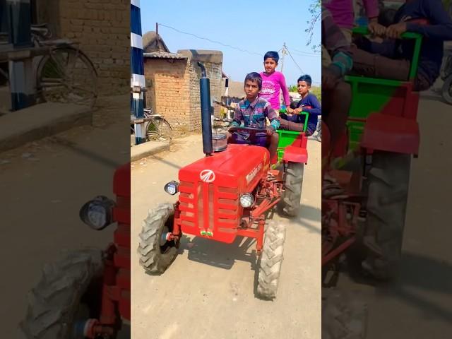 Homemade Mini Mahindra Tractor #shorts