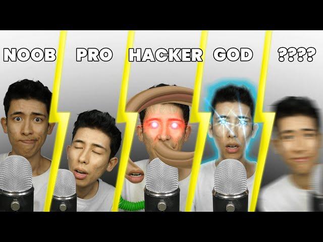 NOOB VS PRO VS HACKER VS GOD VS JOJO [ASMR]