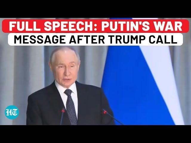 Putin's Full Speech In English: Huge War Message Hours After Trump's Call| Ukraine| Russia| Zelensky