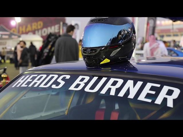 درفت - قطر - Drift heads burner team  - feel real pretty - Qatar cars