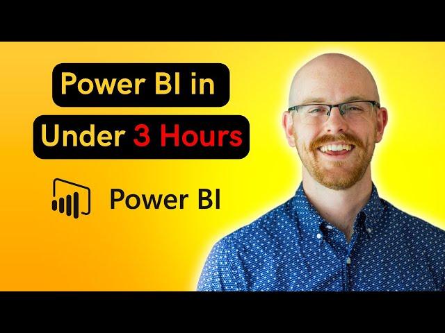 Learn Power BI in Under 3 Hours | Formatting, Visualizations, Dashboards + Full Project