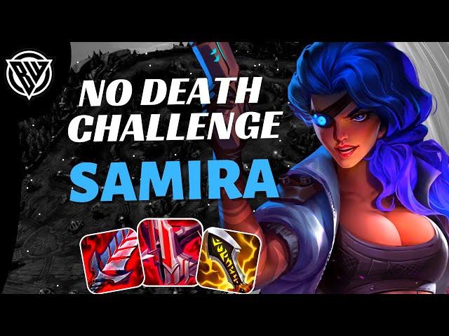 SAMIRA NO DEATH CHALLENGE | DRAGON LANE GAMEPLAY | WILD RIFT | SEASON 9 | BUILD & RUNES