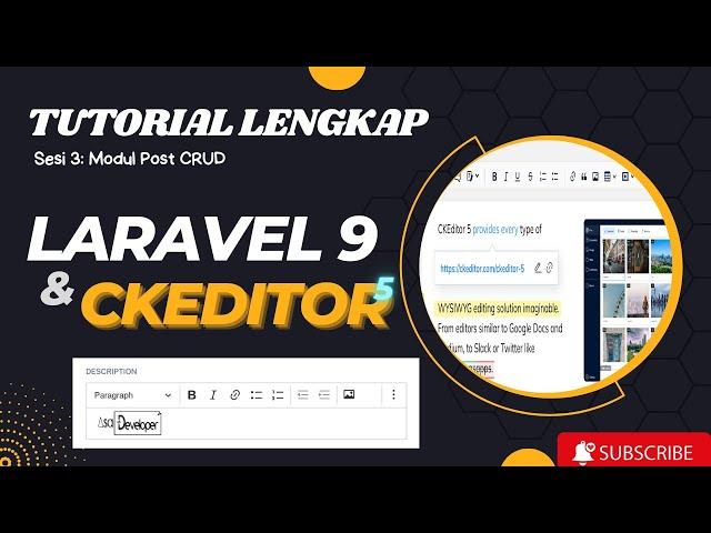 Tutorial Laravel 9 & CKEditor - Modul Post CRUD (part 3)