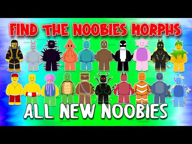 All New Noobie Morphs (Aquatic) - Find The Noobies Morphs [Roblox]